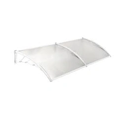 Marquise polycarbonate blanche 80 x 300cm - WERKAPRO