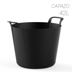 Bassine 42L noire - PLASTIKEN