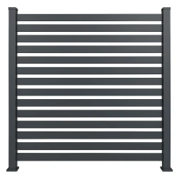 Panneau de brise vue aluminium ajouré L. 1800mm Haut 1m50