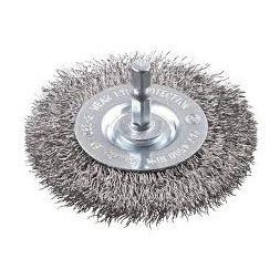 Brosse inox plate 75mm gros - KWB