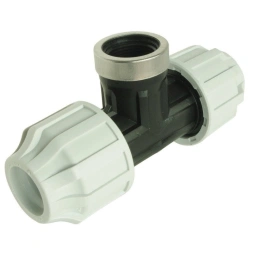 Te pvc 90° femelle 20/27 PE 25mm - SOMATHERM