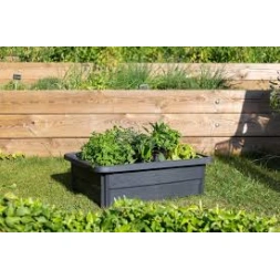 Espace potager  80cm 67L gris anthracite (d3e0.13) - EDA