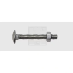 Boulon bois tête ronde 6 x 50mm inox a2 50 pièces - SWG