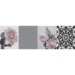 Décor Icon Glossy Lounge White 25.2x80cm