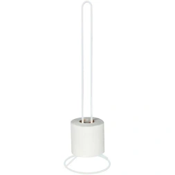 Reserve de papier toilette en métal blanc Stocky - GALEDO