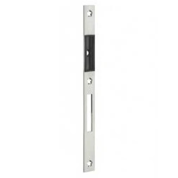 Gâche plate inox double empennage 244x20x2,5 mm - THIRARD