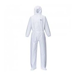 Combinaison avec cagoule, taille et chevilles élastiquées. TAILLÉ M