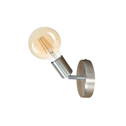 Spot de plafond simple série Kestila E27 nickel - GSC