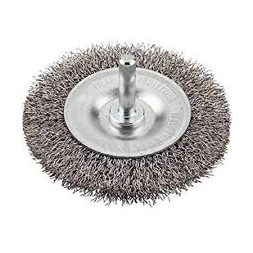 Brosse métal plate 75mm fin - KWB