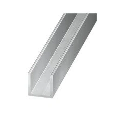 U aluminium brut 20 x 20 x 20 x 1.5 mm long 2.50 m - CQFD