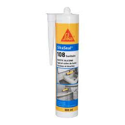 Mastic silicone transparent anti-moisissure Sikaseal 108  300ml - SIKA