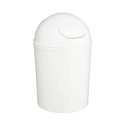 Poubelle de salle de bain  7L blanc - 5 FIVE