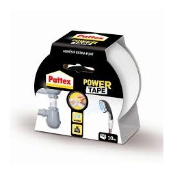 Adhésif de réparation POWER TAPE blanc L. 10m - PATTEX