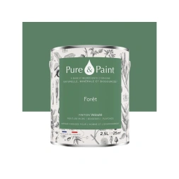 Peinture végétale velouté forêt 2.5L