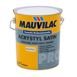Peinture acrylique Acrystyl impression blanc 2.5L - MAUVILAC