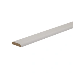 Chant plat M.D.F. prépeint blanc 4 x 38mm - 2m40 - CBE