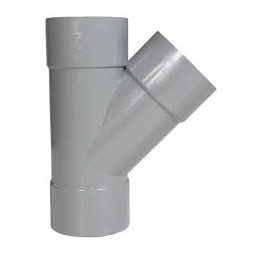 Culotte PVC Ø 50 mm femelle - femelle 45°- INTERPLAST