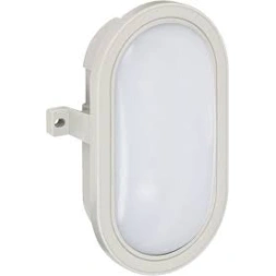 Hublot LED ovale gris IP44 10w 800 lumens (DEEE 0.06€) - BRENNENSTUHL