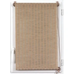 Store enrouleur tamisant effet bambou naturel 120 x 180 cm - LUANCE