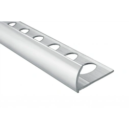 Baguette carrelage aluminium Gris Clair 10.5mm Longueur 2.60m