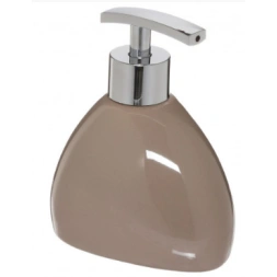 Distributeur de savon "galet" 14cm taupe - 5 FIVE