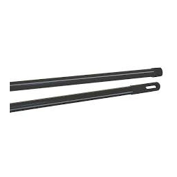 Manche métal gainé noir 120cm - ROZENBAL