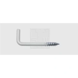 Gond à visser 2.5 x 25/10mm blanc - SWG