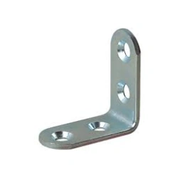 Equerre de chaise bronze zing 30 x 30 x 15mm - NORAIL