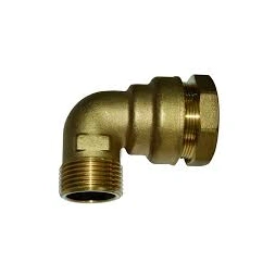 Coude laiton PEHD Ø 25mm - 1/2 mâle