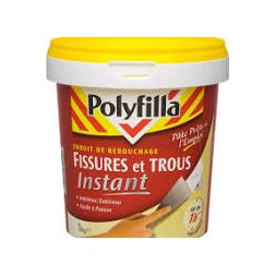 Enduit de rebouchage instantané en pâte 1 kg - POLYFILLA