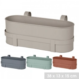 Jardinière avec support  38*13*15 CM GARDEN METAL