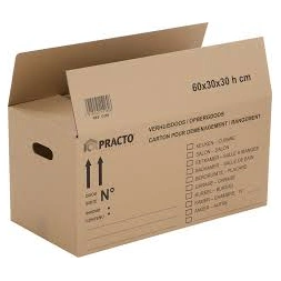 Boîte de déménagement 60 x 30 x 30 cm - MOTTEZ