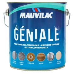Peinture la géniale violet curie 2.5L - MAUVILAC