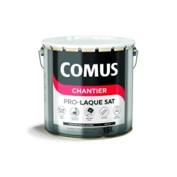 Peinture laqué pro - satiné blanc cal 15L - COMUS