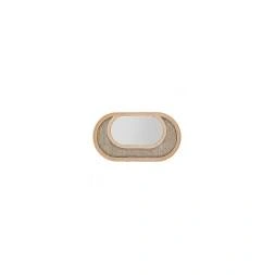 Miroir oval lin Luna