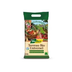 Terreau de rempotage Bio 6L - BIOFLORE
