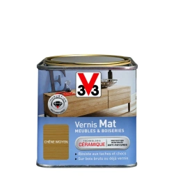 Vernis mat chêne moyen 0.50 l - V33