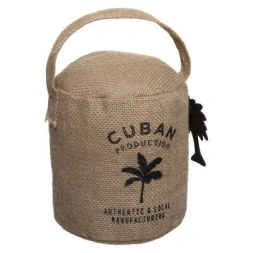 Cale porte cuba en jute d 15 x h 15 cm