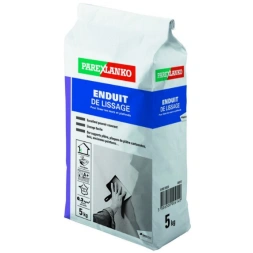 Enduit de lissage mural intérieur 5kg - PAREXLANKO