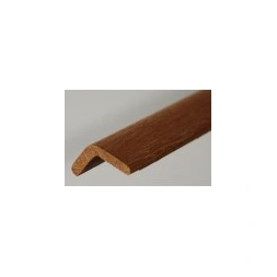 Baguette d'angle arrondie bois exotique rouge 20 x 20mm long 2m40