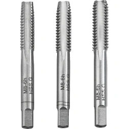 Taraud à main HSSM 12 LS 3 pièces - KWB