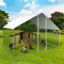 Enclos grillagé poulailler 3 x 2m haut 2m 6m²