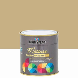 Laque Métisse brillant beige somalie 0.5L - MAUVILAC
