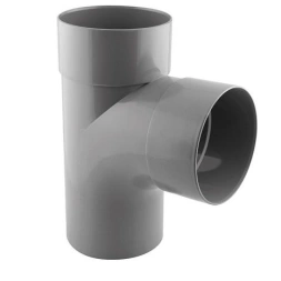Culotte PVC 87° mâle - femelle Ø 125mm