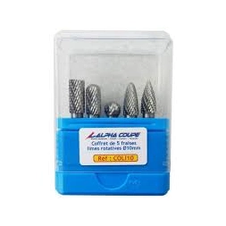 Fraise lime 6mm 5 pièces- ALPHA COUPE