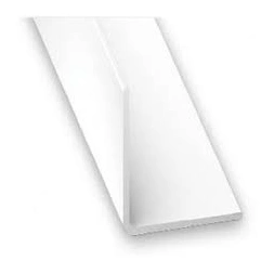 Cornière PVC blanc 20 x 20mm long 1m - CQFD