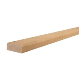 Echarpe à volet sapin du Nord blanc 28 x 90mm  long 2m40