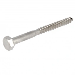 Tirefond tête hexagonale inox 5 X 50MM A2 - PIECE