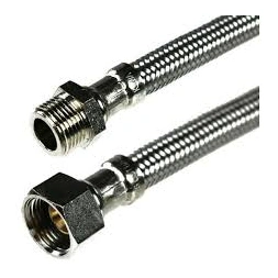Flexible inox femelle 3/4 mâle 1/2 30cm