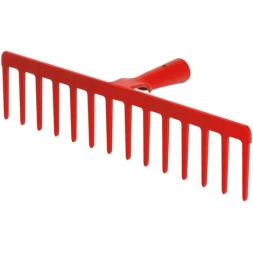 Râteau 12 dents rouge 260gr en acier